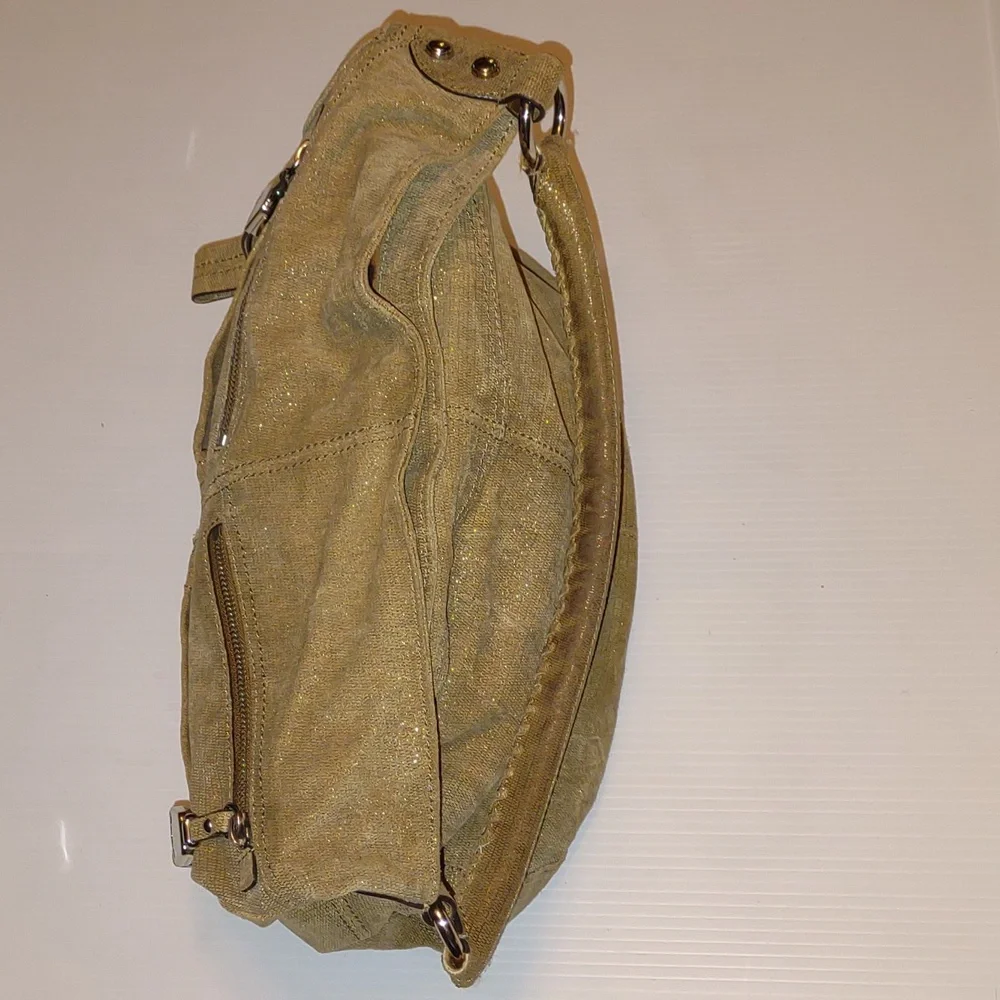 VINTAGE B. MAKOWSKY Glitter Hobo Bag